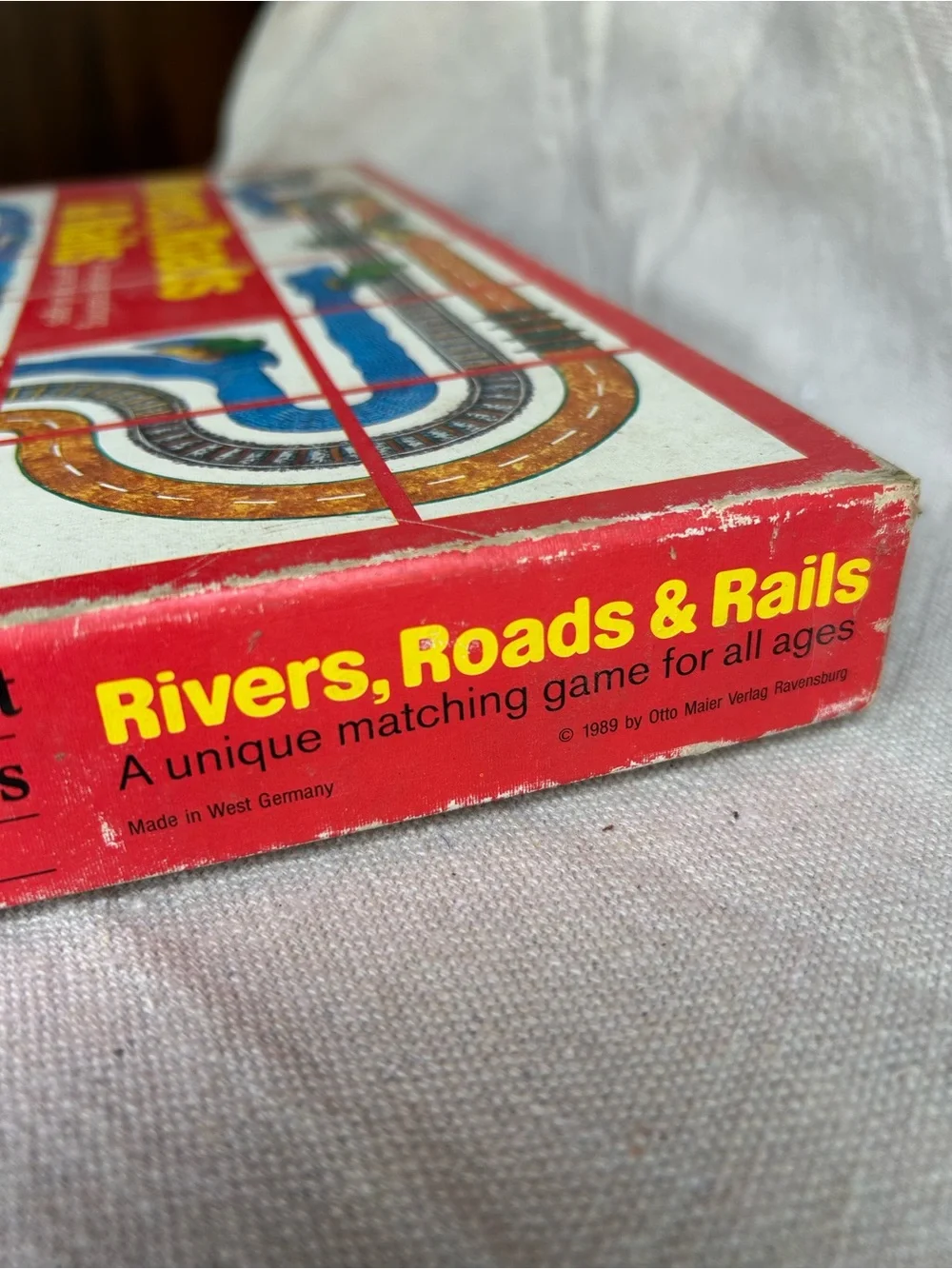 Ravensburger Roads & Rails Matching Game - Red, Blue, Yellow, Green